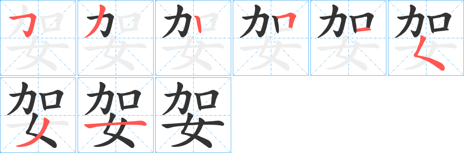 妿 妿