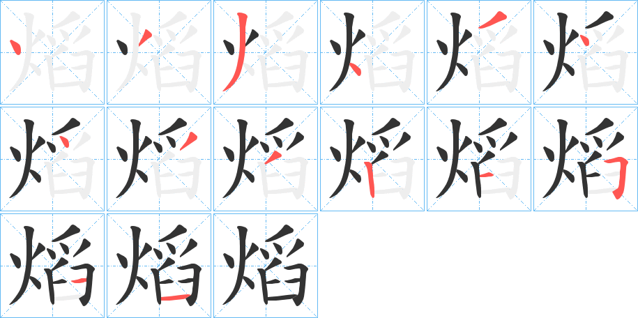 熖 熖