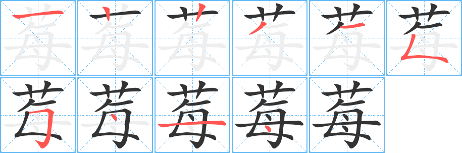 莓 莓
