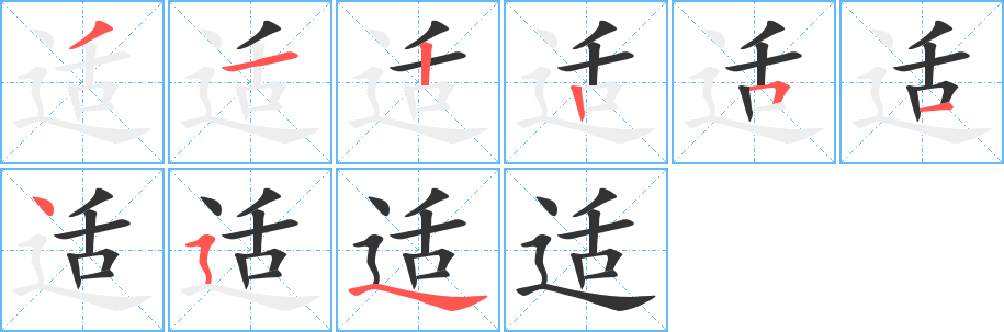 适 适